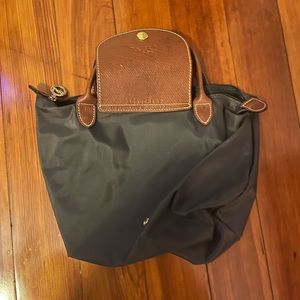 Longchamp Gray Le Pliage Mini